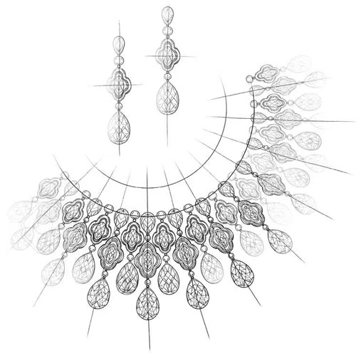 Renfilage de colliers